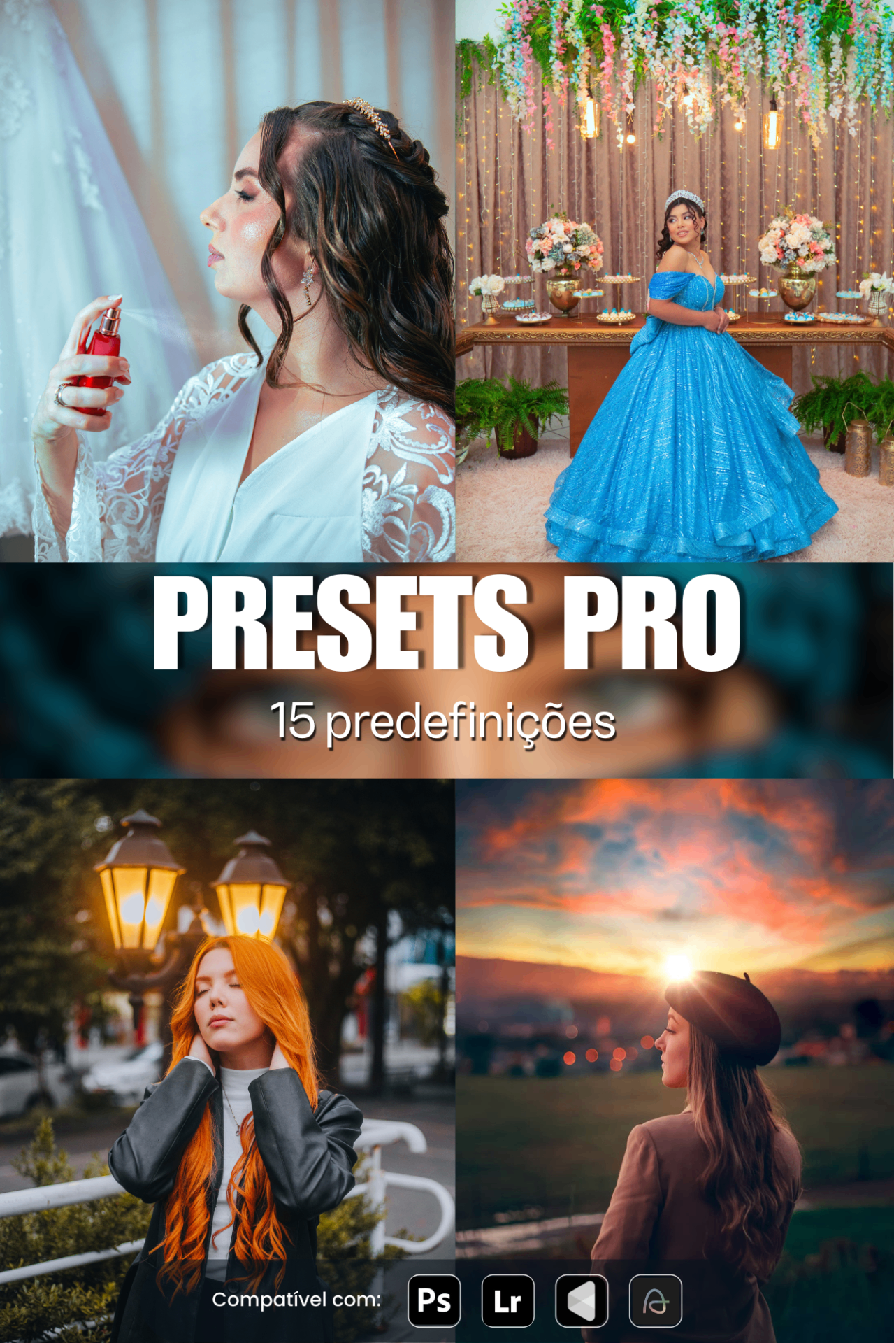 PRESETS PRO — 15 predefinições